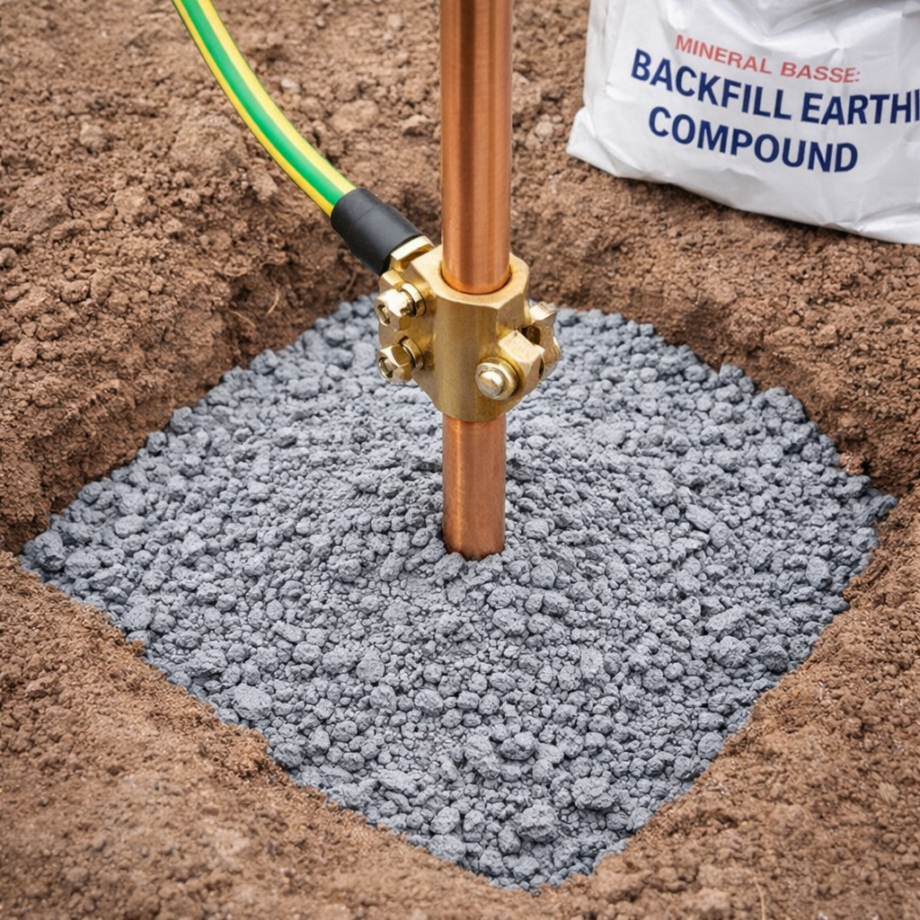Chemical Earthing Electrode with Compound