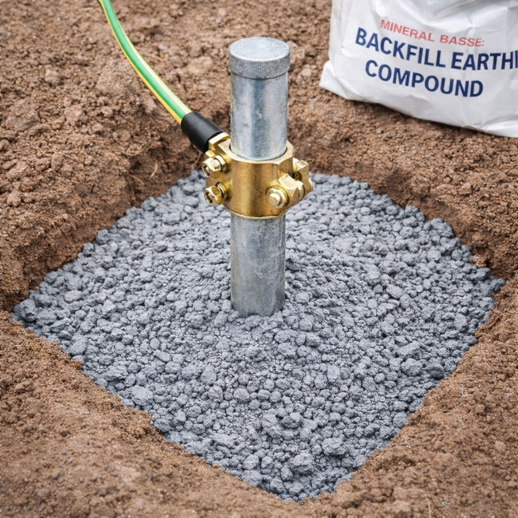Pipe Earthing with Funnel