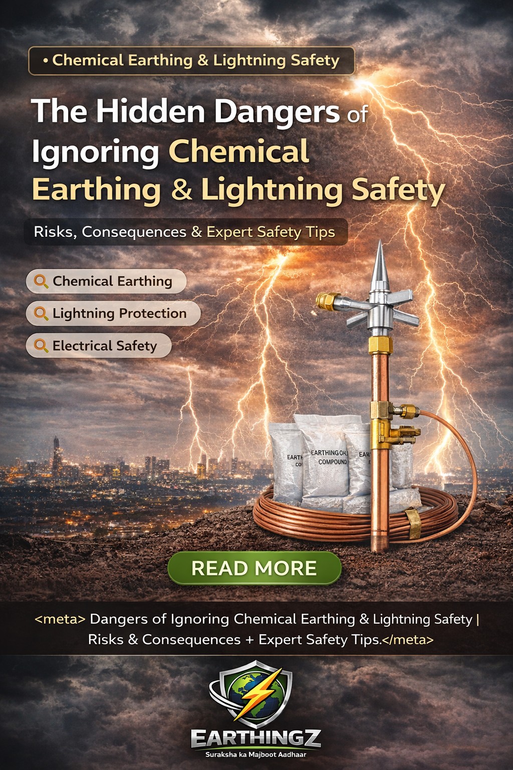 The Hidden Dangers of Ignoring Chemical Earthing & Lightning Safety — A Complete Guide